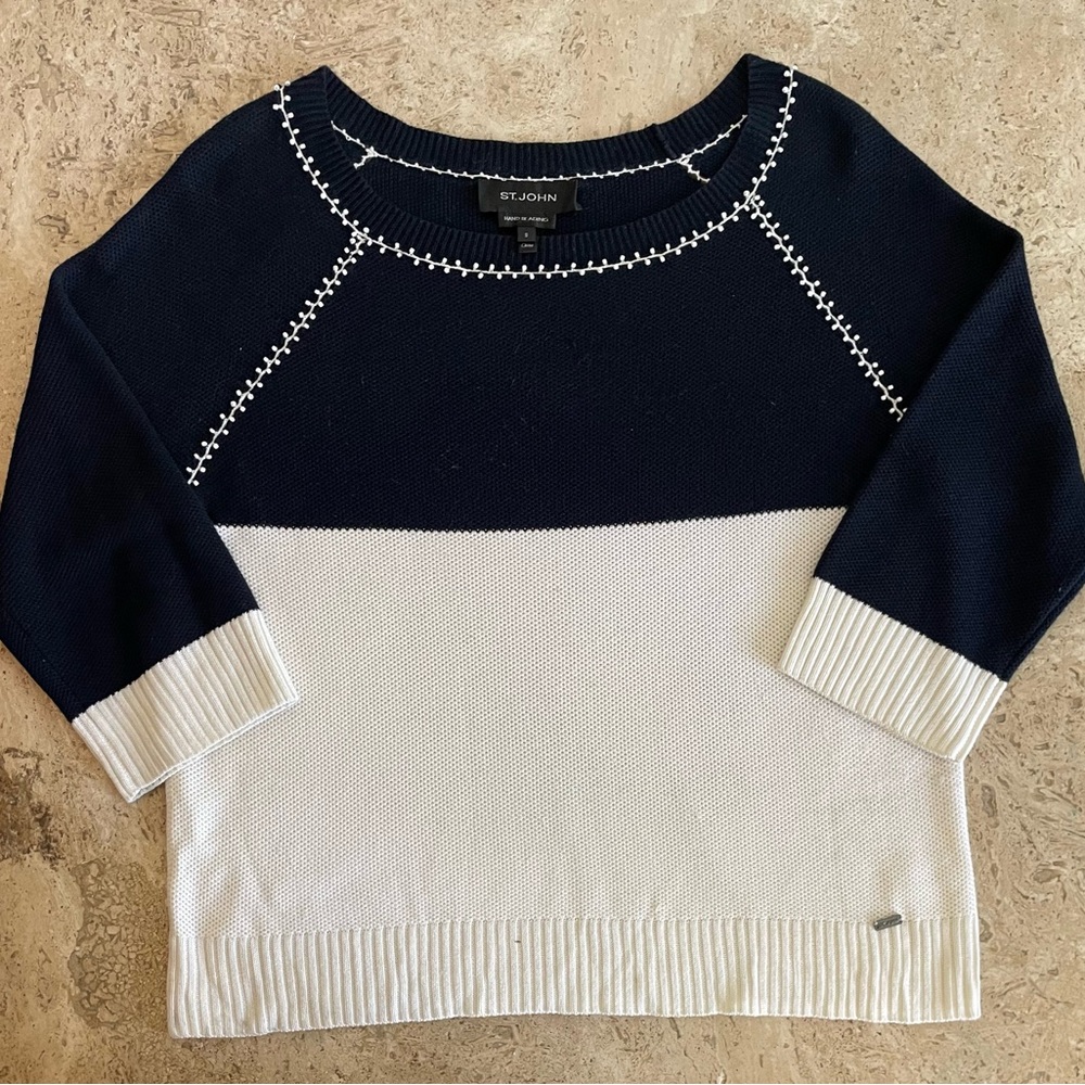 🍁50% Off Rdy 4 Fall Sale ST. JOHN Hand Beaded Sweater